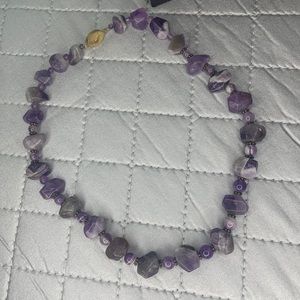Beautiful amethyst necklace